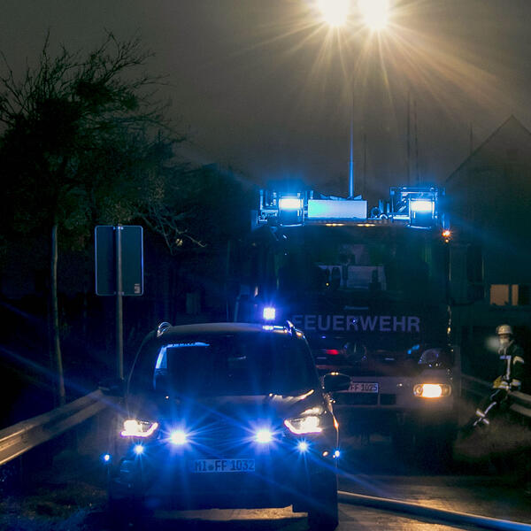 L�bbecker Feuerwehr im Einsatz