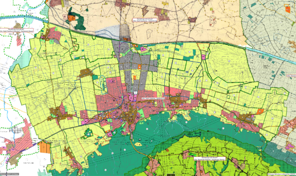 Bild vergrößern: Flchennutzungsplan der Stadt Lbbecke