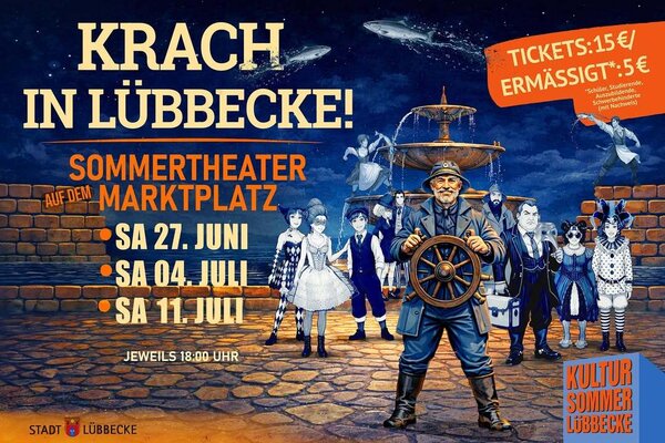 Bild vergr&ouml;&szlig;ern: Sommertheater "Krach in L�bbecke"